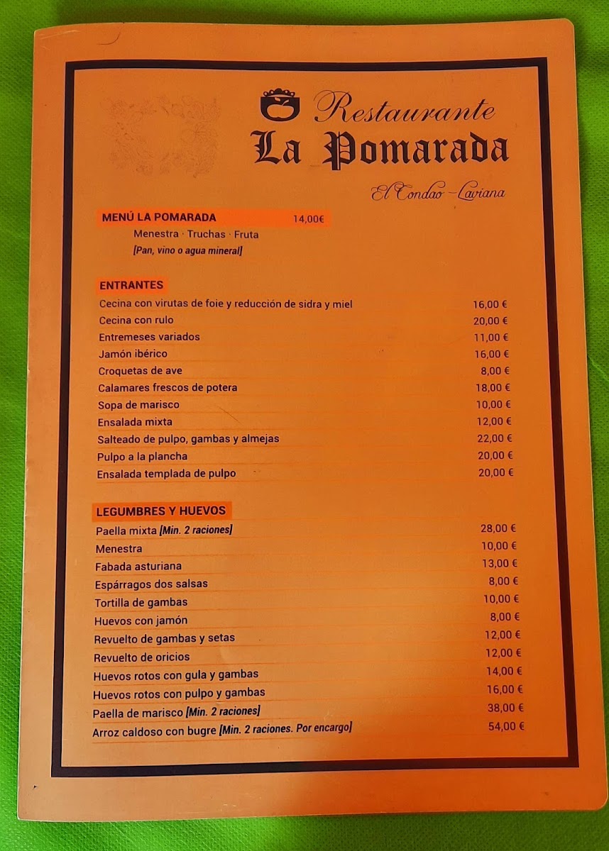 Menu Restaurante La Pomarada-3