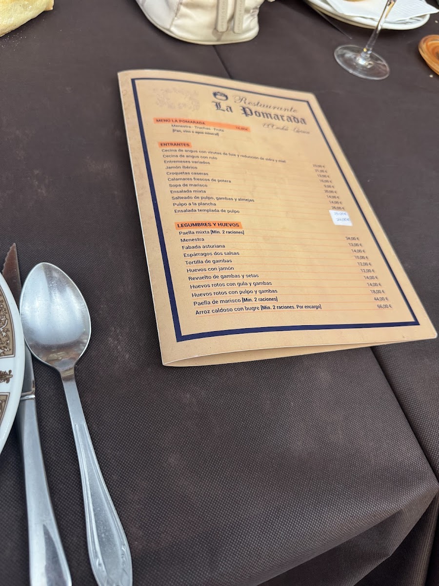Menu Restaurante La Pomarada-8