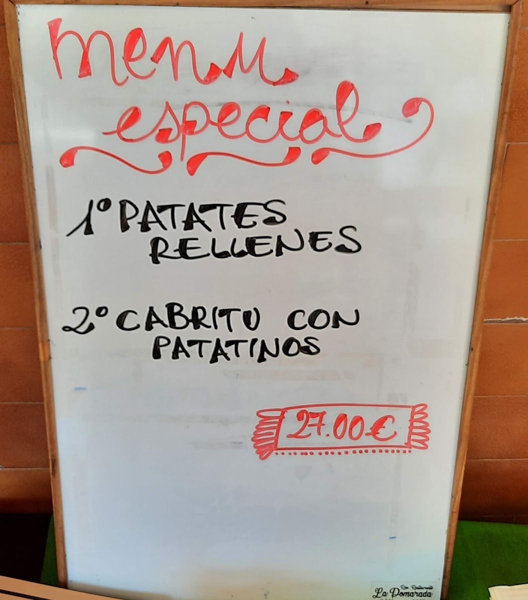 Menu Restaurante La Pomarada-9
